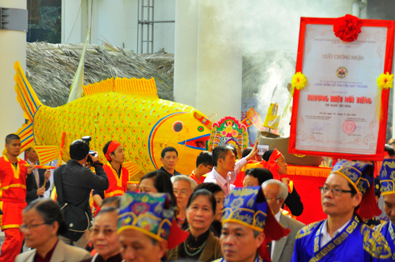 Lễ rước ông Công, ông Táo ở làng gốm Bát Tràng